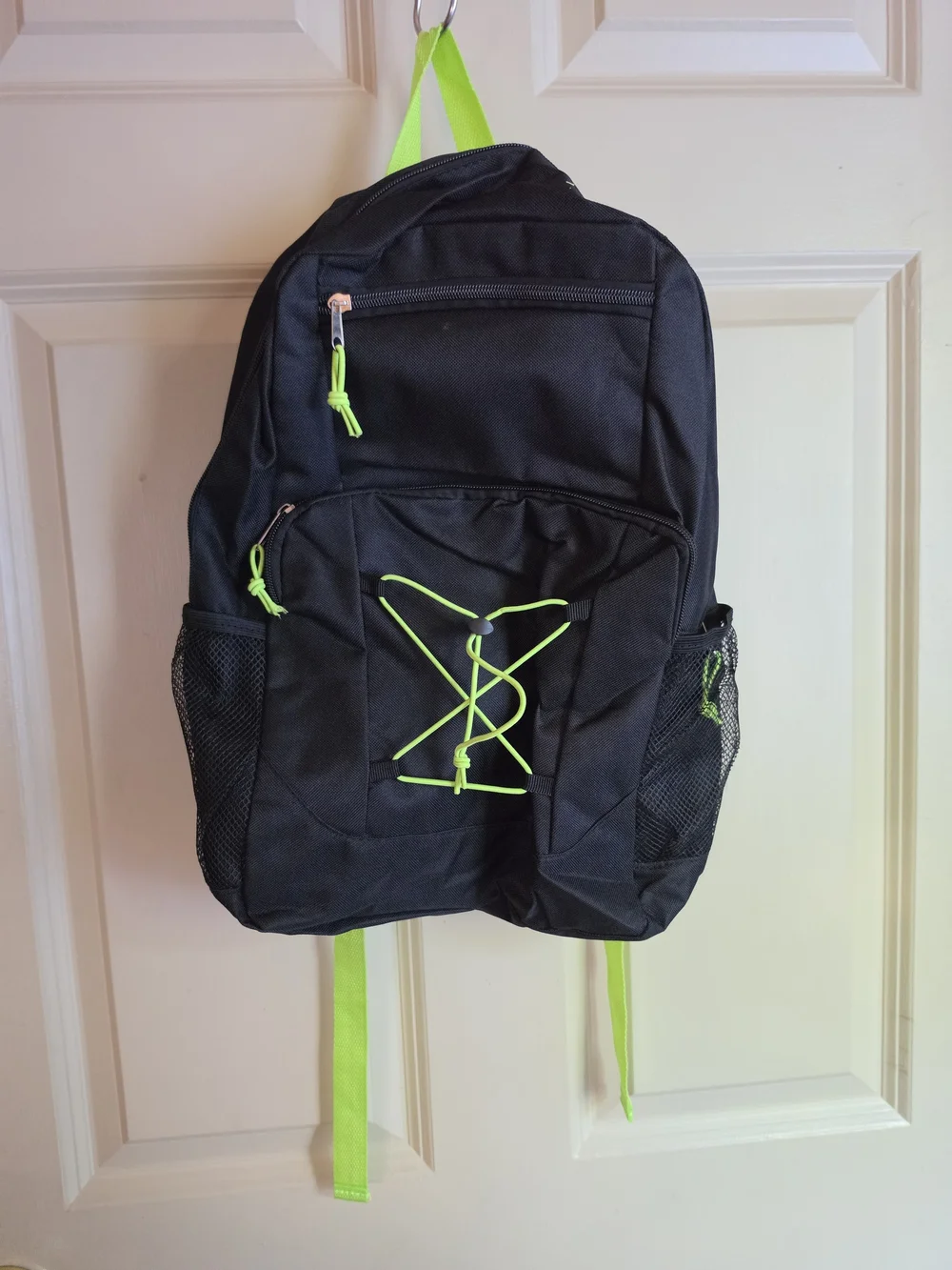 Gray and Lime Green Men’s Backpack - Sport Daypack